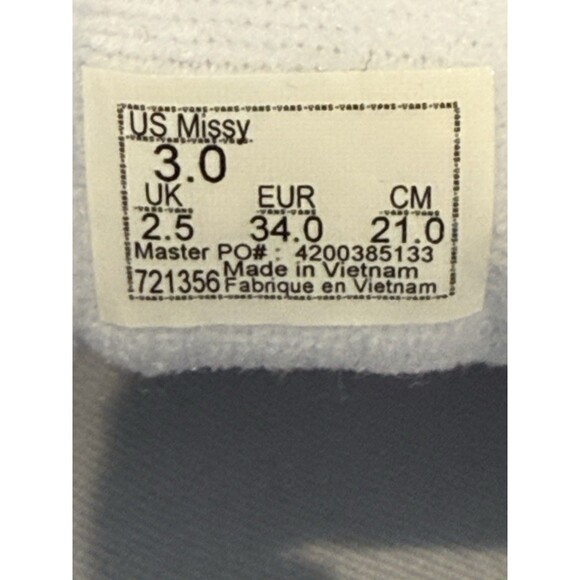 NEW Vans Seldan Platform Canvas Shoes Sneakers Youth Girl Size 3 VN000CP1YB2 - Picture 12 of 12